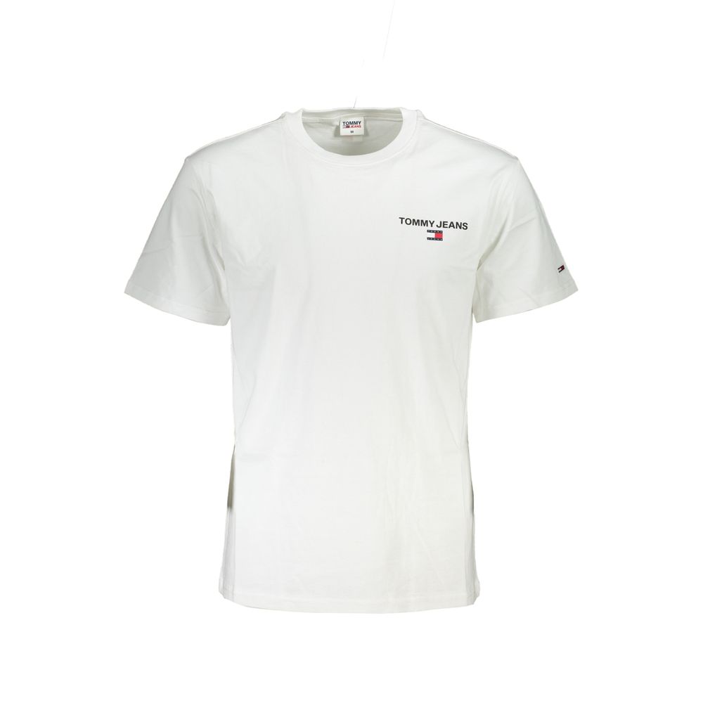 

Белая хлопковая футболка Tommy Hilfiger, белый
