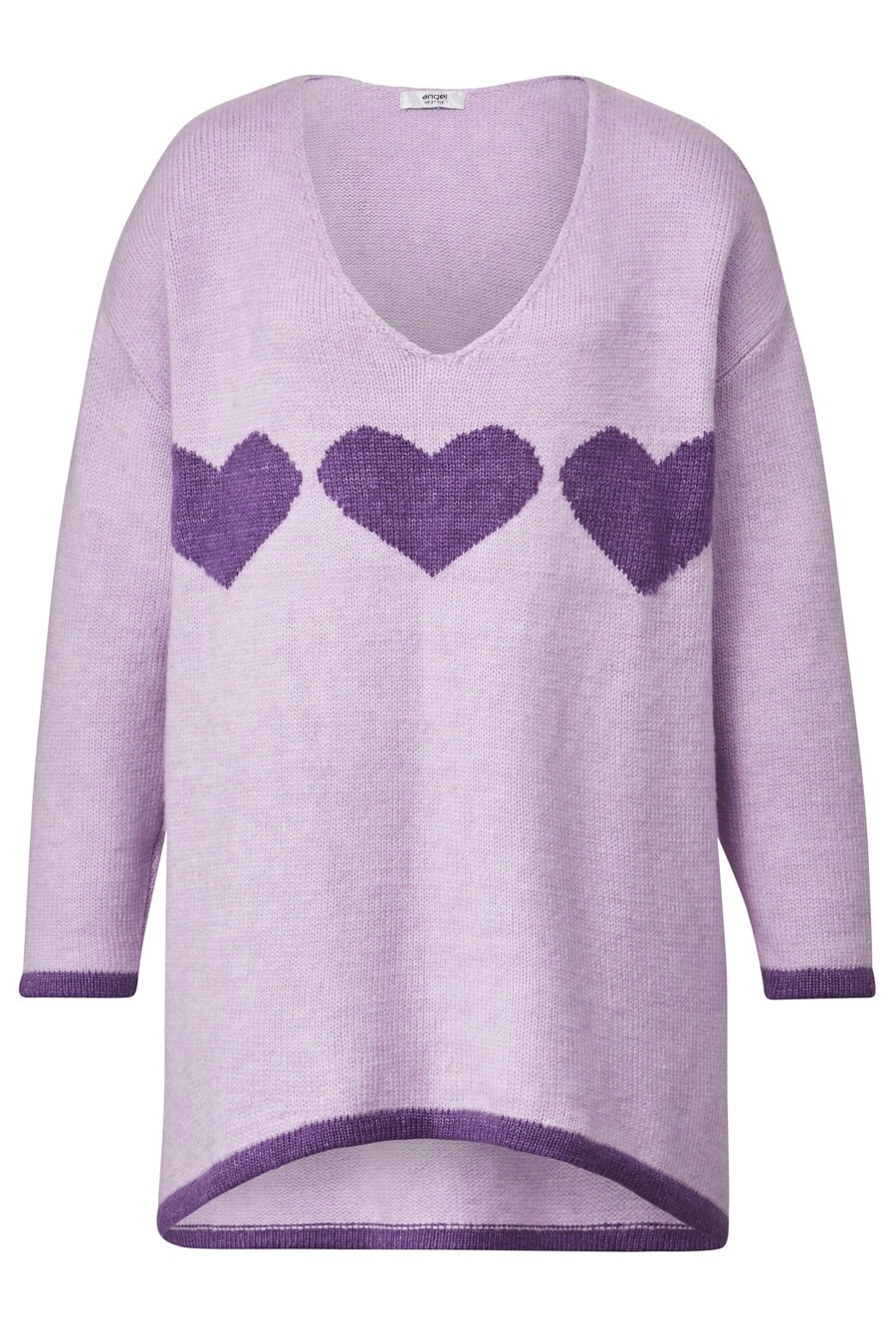 

Тонкий вязаный свитер Angel of Style Sweater, цвет lilac/dark purple