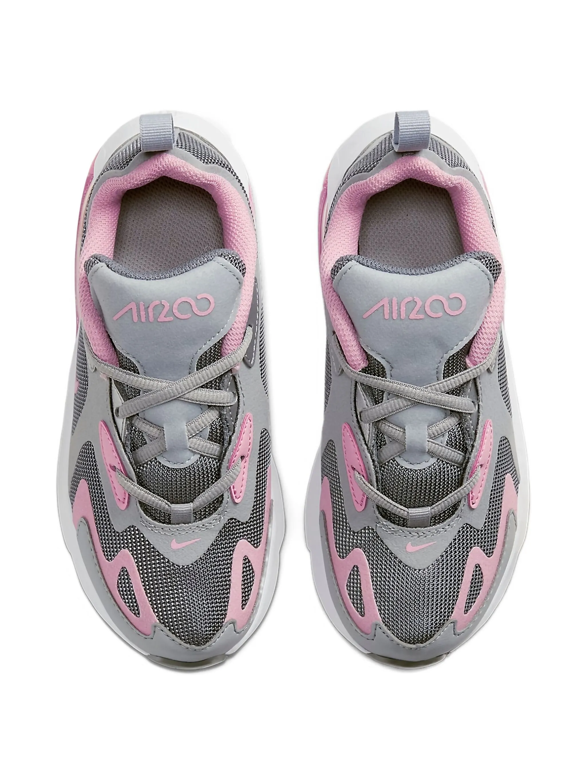 Кроссовки Air Max 200 Smoke Grey/Pink Nike Kids, серый — фото 4