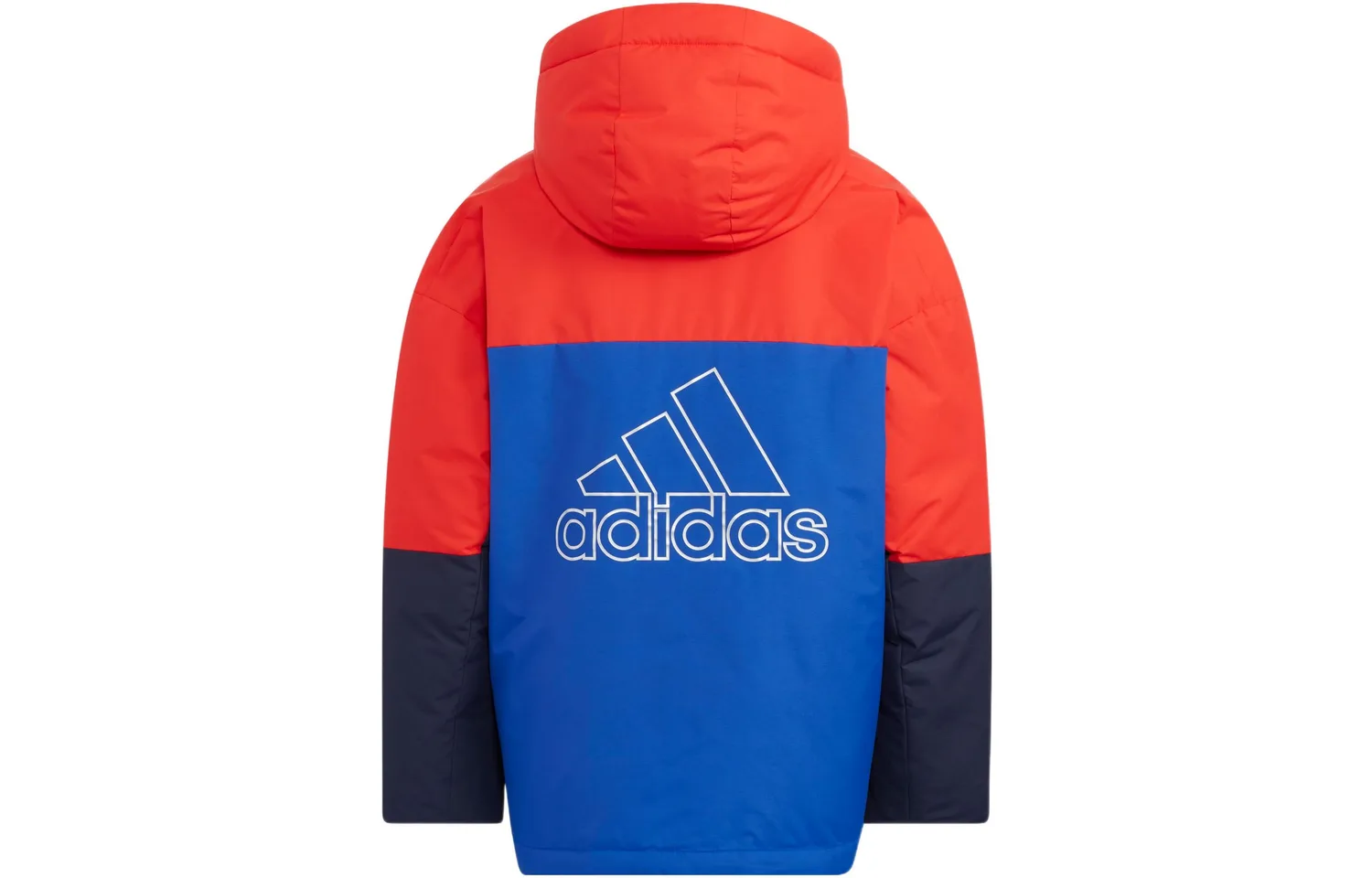 Adidas Утепленная куртка ярко-красного цвета унисекс — фото 3