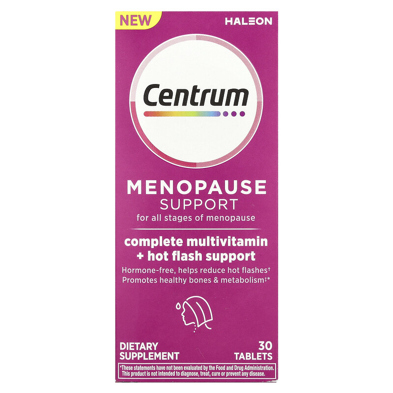 

Centrum, Для поддержки менопаузы на всех этапах менопаузы, 30 таблеток