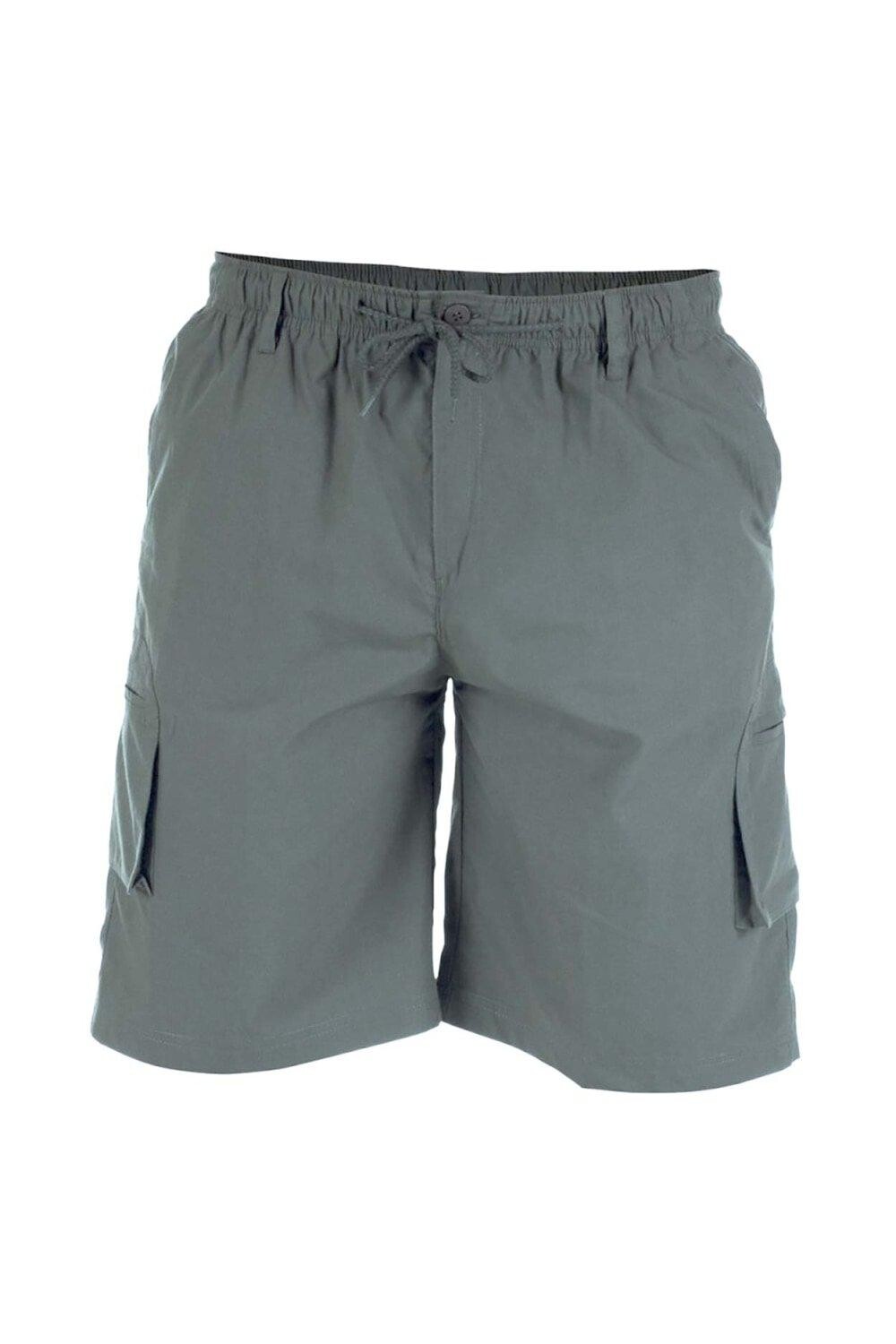 

D555 Nick Шорты-карго с эластичной талией Duke Clothing, серый