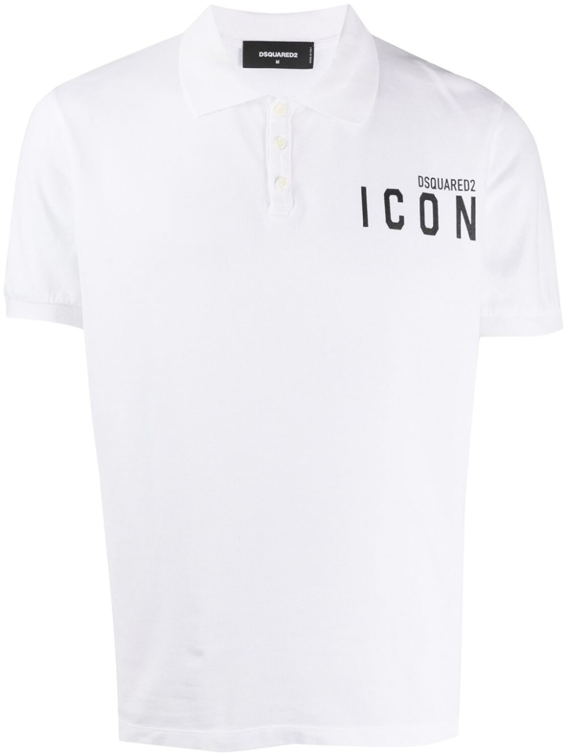 

Dsquared2 рубашка-поло с логотипом Icon, белый