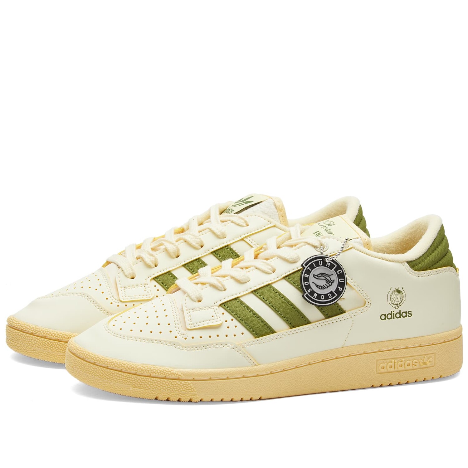 

Кроссовки End. X Adidas Centennial Low 'Present', цвет Cream White & Gum, Серый, Кроссовки End. X Adidas Centennial Low 'Present', цвет Cream White & Gum