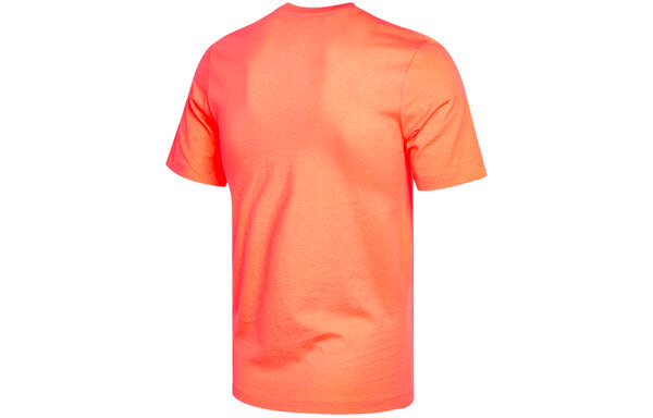 Футболка sportswear splash ink alphabet printing sports short sleeve orange Nike, оранжевый — фото 2
