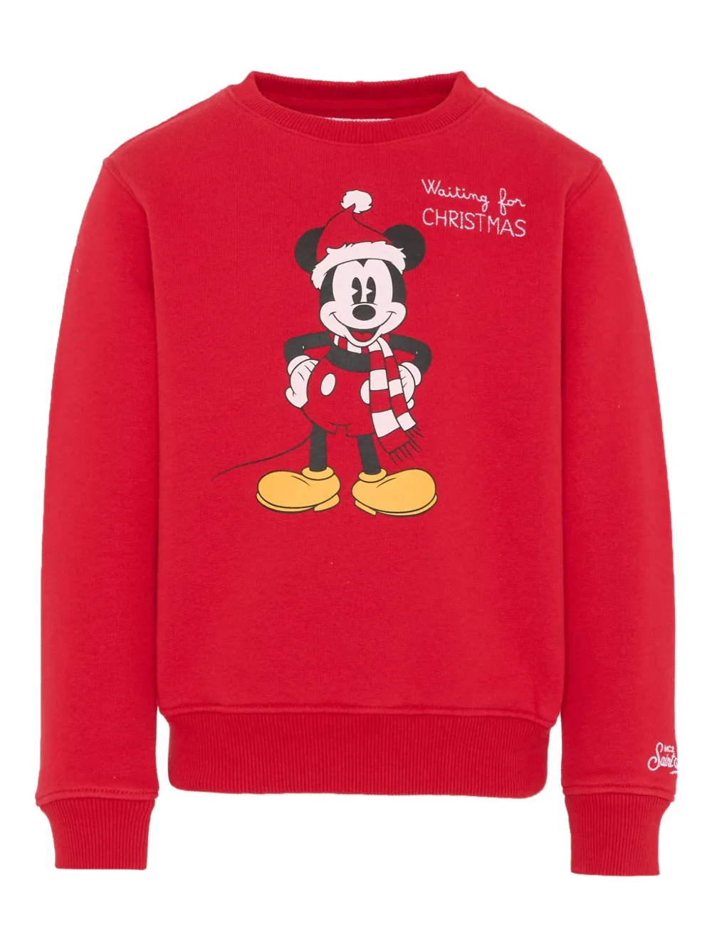

Свитшот с принтом Микки Мауса Disney Mc2 Saint Barth Kids, красный