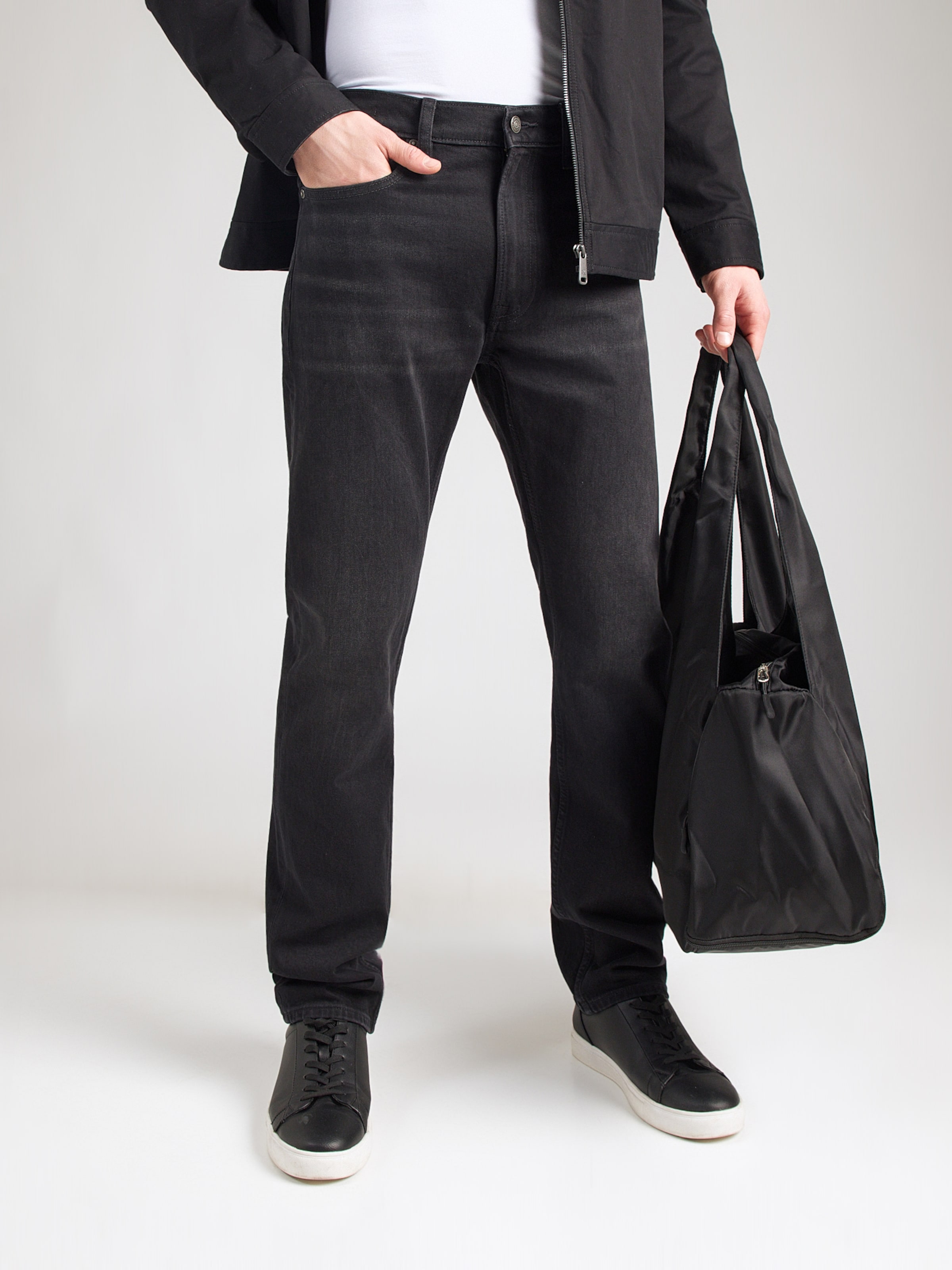 Calvin Klein Джинсы Slim fit из черного денима — фото 3