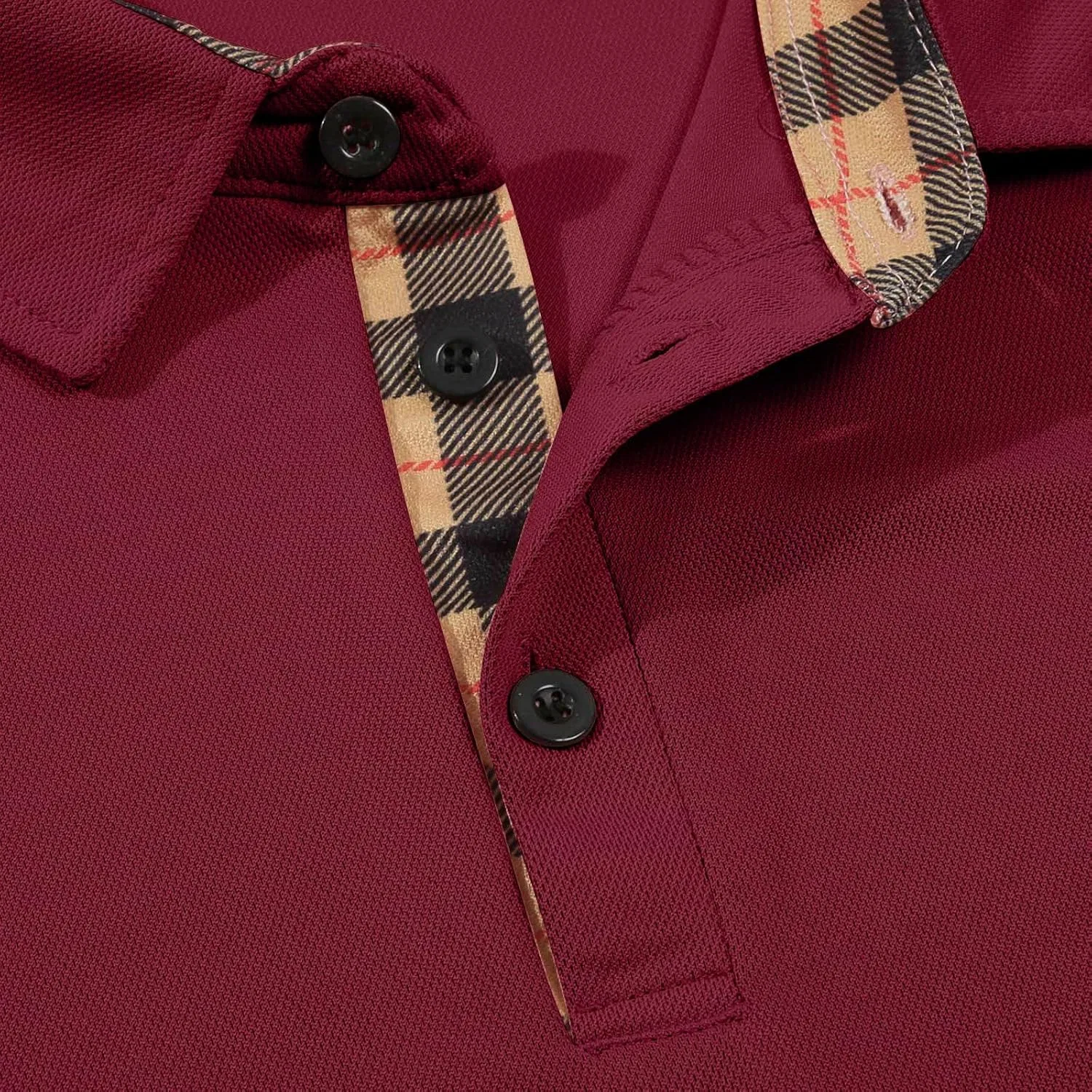 Футболка мужская хлопковая с коротким рукавом, slim-fit, A02_wine — фото 3