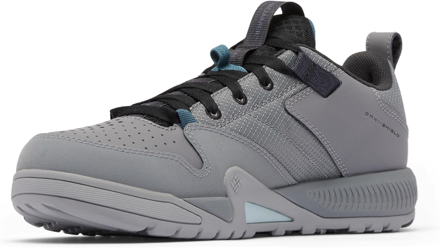 Мужские треккинговые ботинки Columbia Landroamer Trailrider, Titanium Grey Steel/Crushed Blue — фото 4