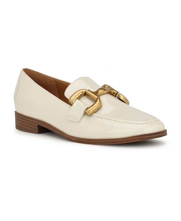 Женские лоферы без шнуровки Lilma с круглым носком Nine West, слоновая кость/кремовый