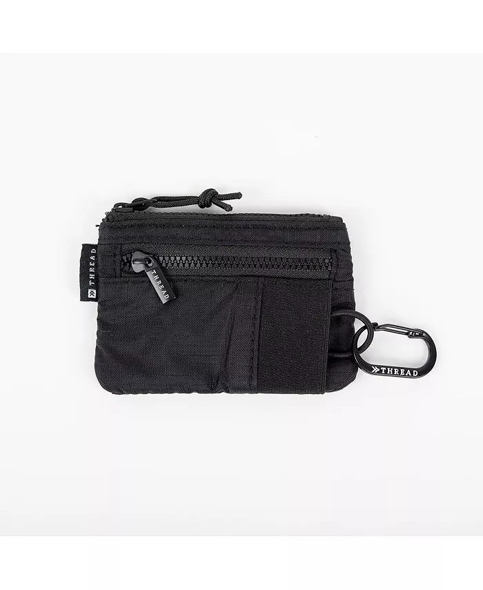 

Мужской кошелек с цветными блоками Pouch Wallet Thread Wallets, черный
