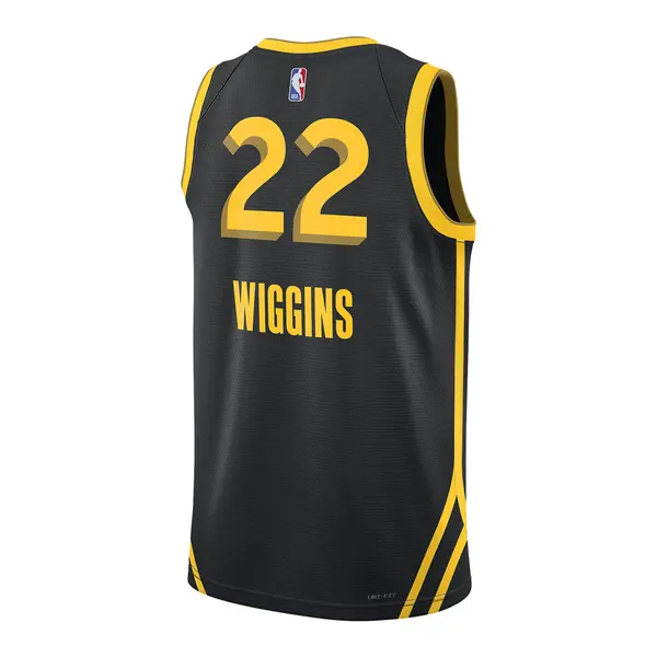 Майка Nike Dri-FIT NBA Swingman Jersey 2023/24 City Edition 'Golden State Warriors Andrew Wiggins', черный — фото 2