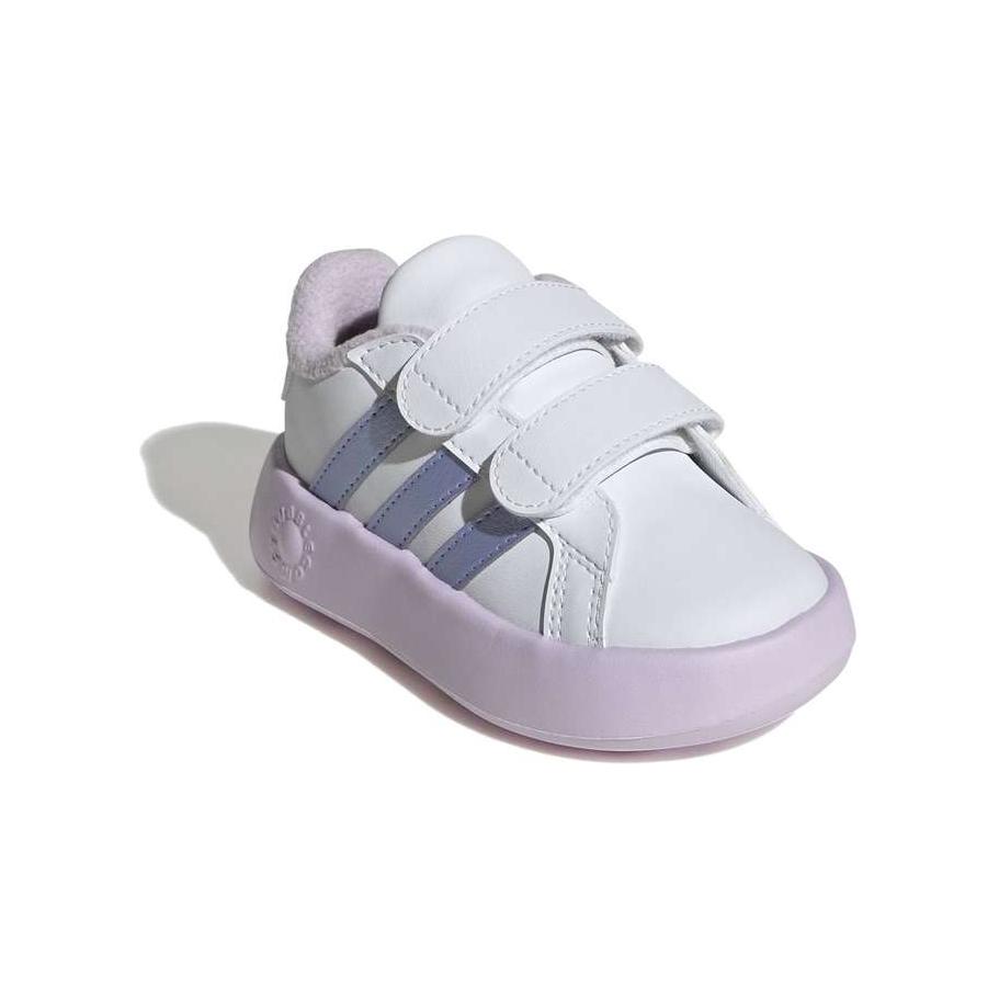 Adidas GRAND COURT 2.0 Abrasion Resistant Low top Toddler Shoes White Infant And Toddler — фото 3