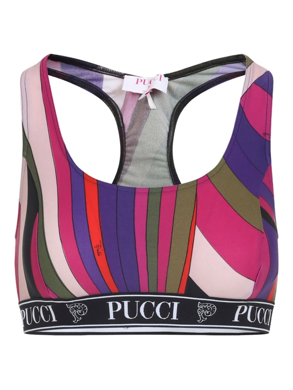 

Спортивный бра с борцовской спинкой PUCCI, розовый