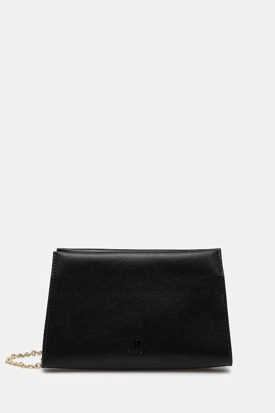 

Кожаная сумка Furla, черный