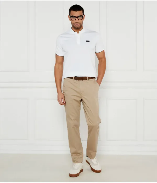 Футболка поло Slim fit Calvin Klein, белый — фото 2