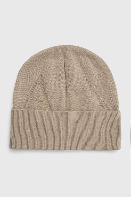 

Шапка из смесовой шерсти Armani Exchange, бежевый
