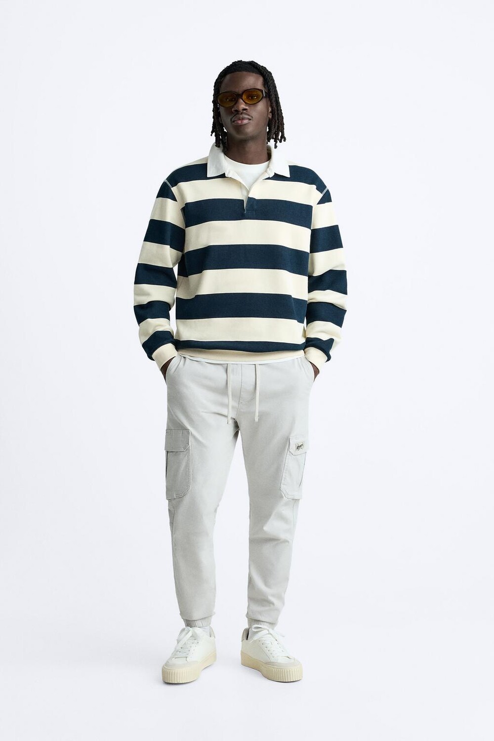 

Брюки-грузовые ZARA, лед