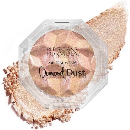 

Physicians Formula Mineral Wear Diamond Dust Прозрачная пудра для лица с осветляющими минералами и витамином Е, сияющий блеск