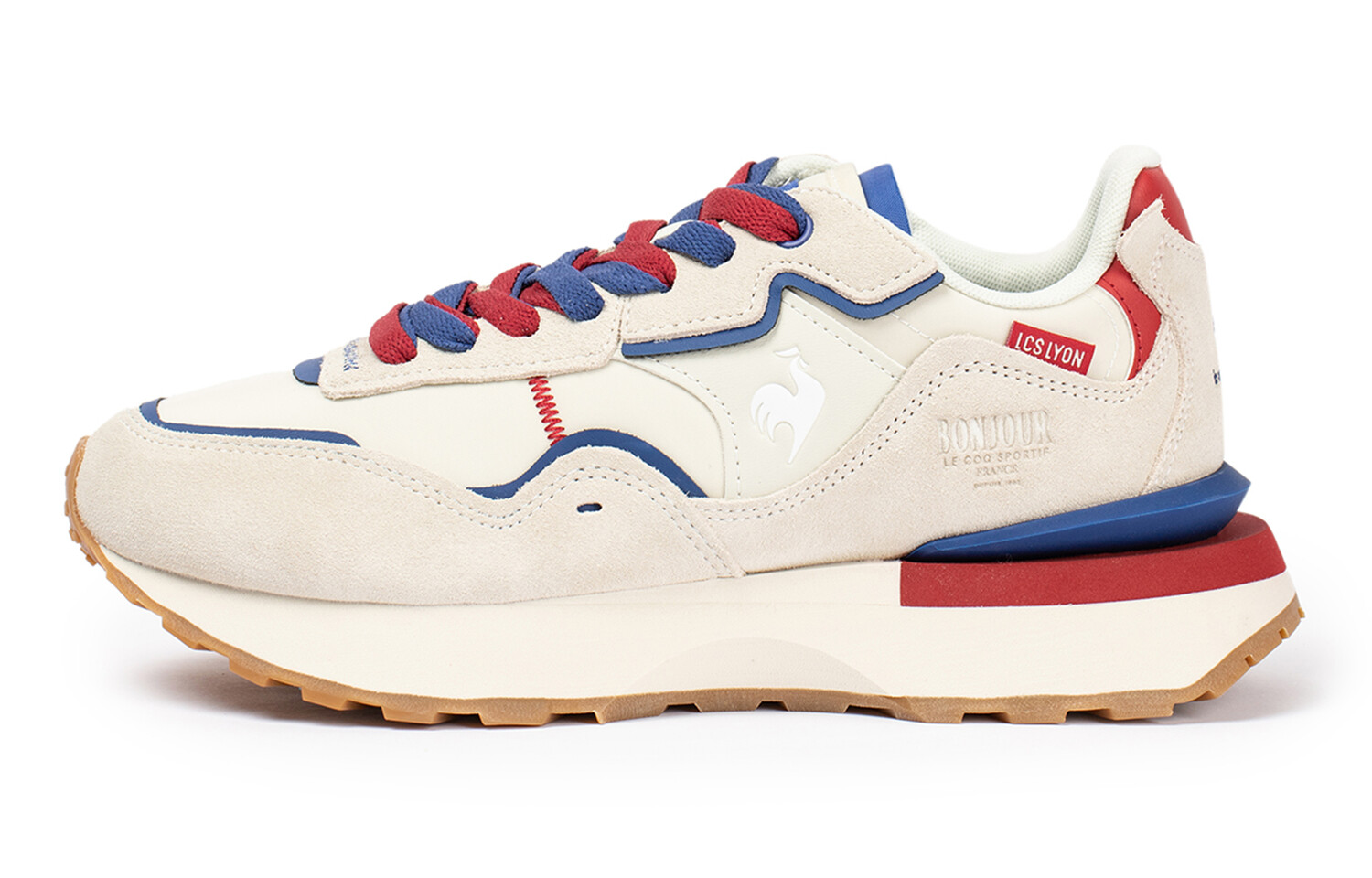 

Кроссовки le coq sportif Lifestyle Shoes Unisex Low-top White/Blue/Red, белый