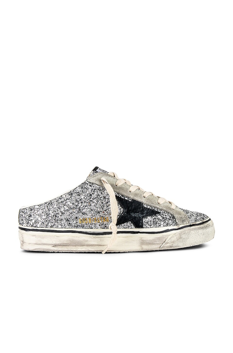 Кроссовки Golden Goose Superstar, цвет Silver, Ice, & Black