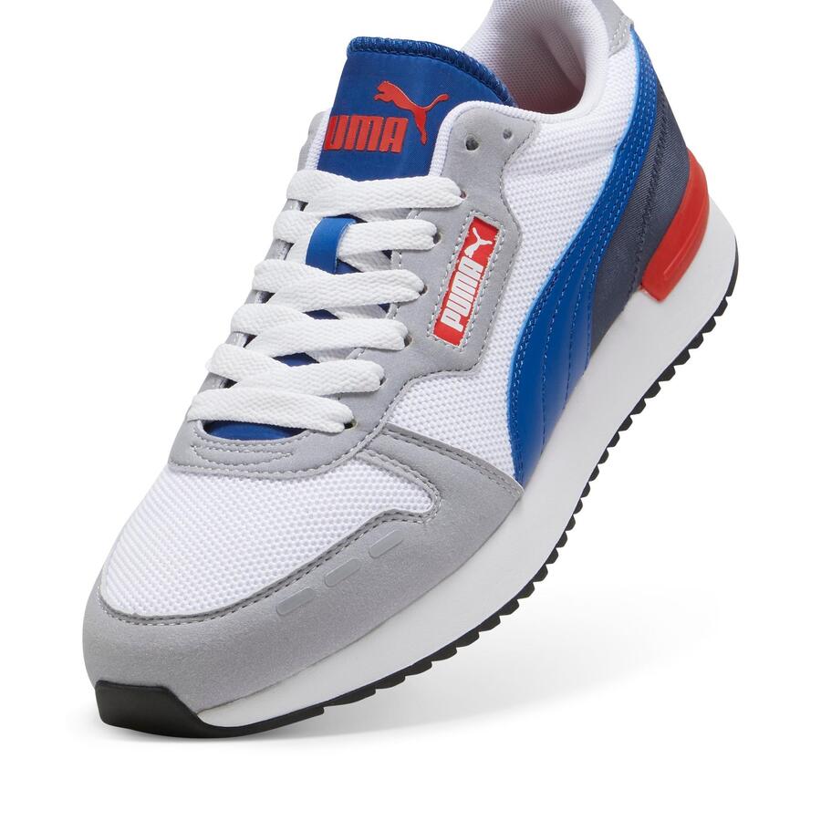 Кроссовки мужские - Puma R78 синие/красные — фото 3