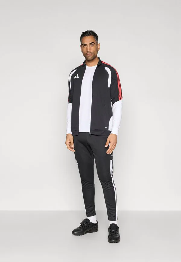 Куртка для соревнований tiro 26, тренировочная куртка Adidas Performance, Black/Semi Lucid Red — фото 2