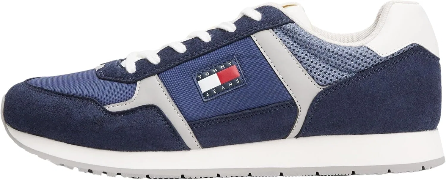 Мужские кроссовки Tommy Jeans TJM Runner Casual Em0em01590 Low Top, Blue Dark Night Navy