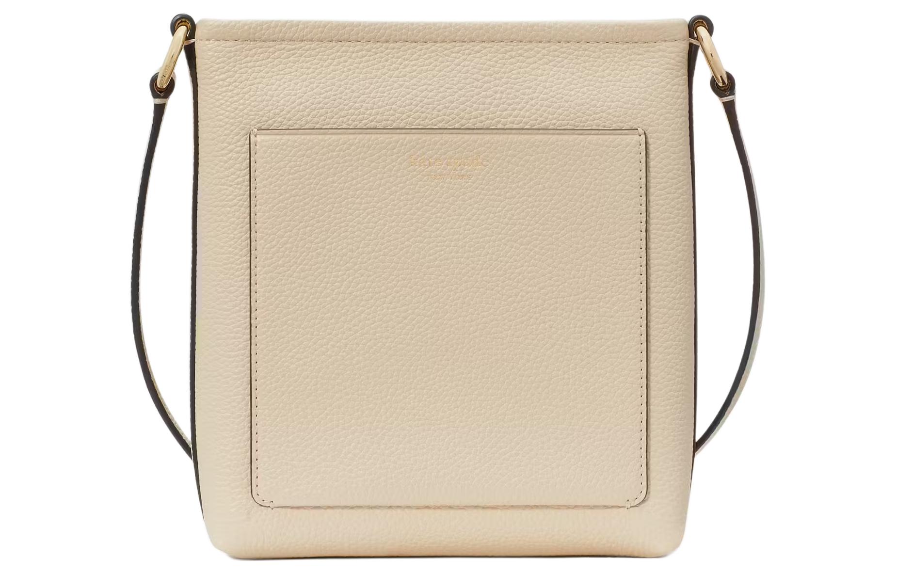 

Сумка через плечо из кожи личи, кроссбоди Trumpets Women's Light Umber Kate Spade, basic set (bag+dust bag)
