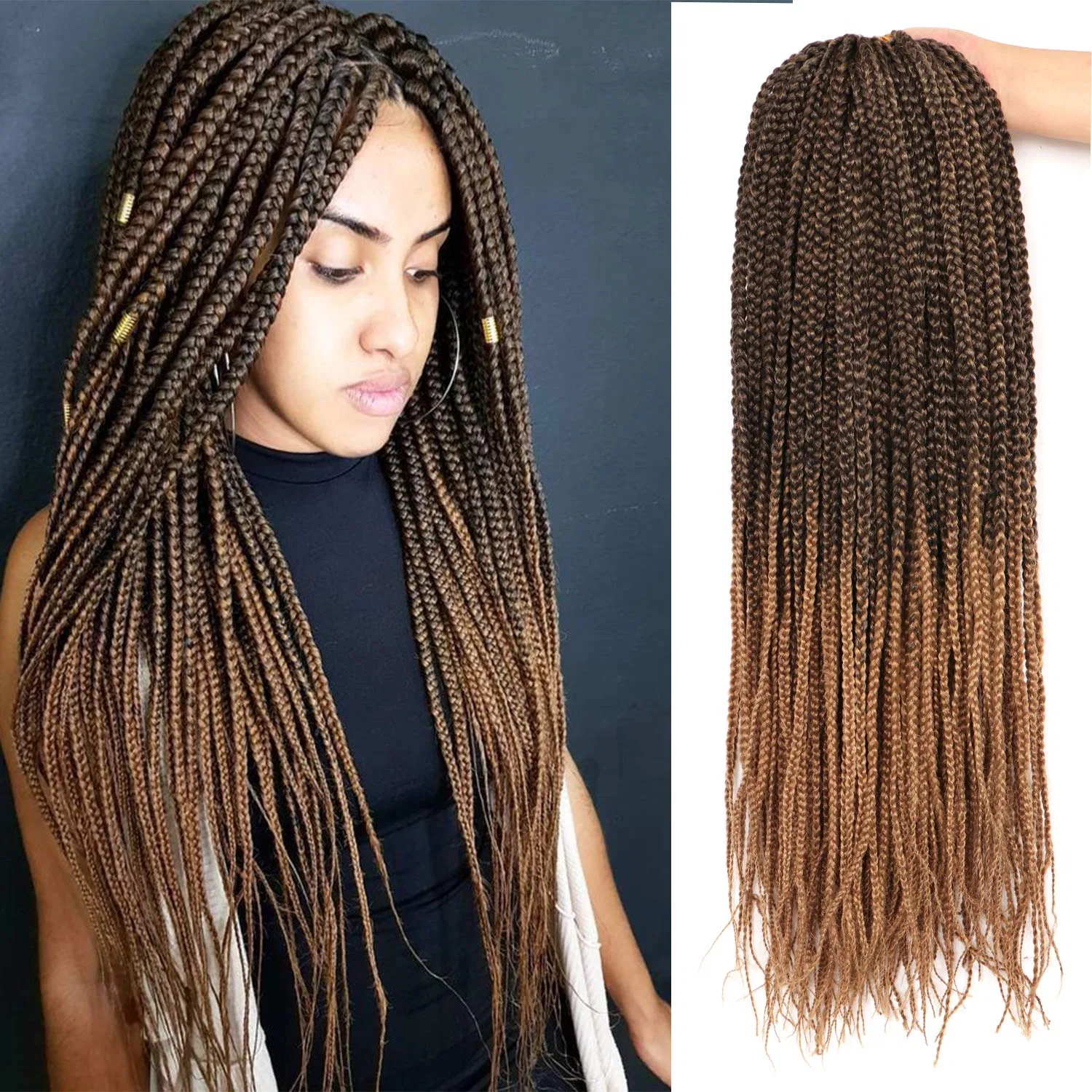 Синтетические волосы для плетения косичек канекалон (66 см) Llzbeautyhair, #T27