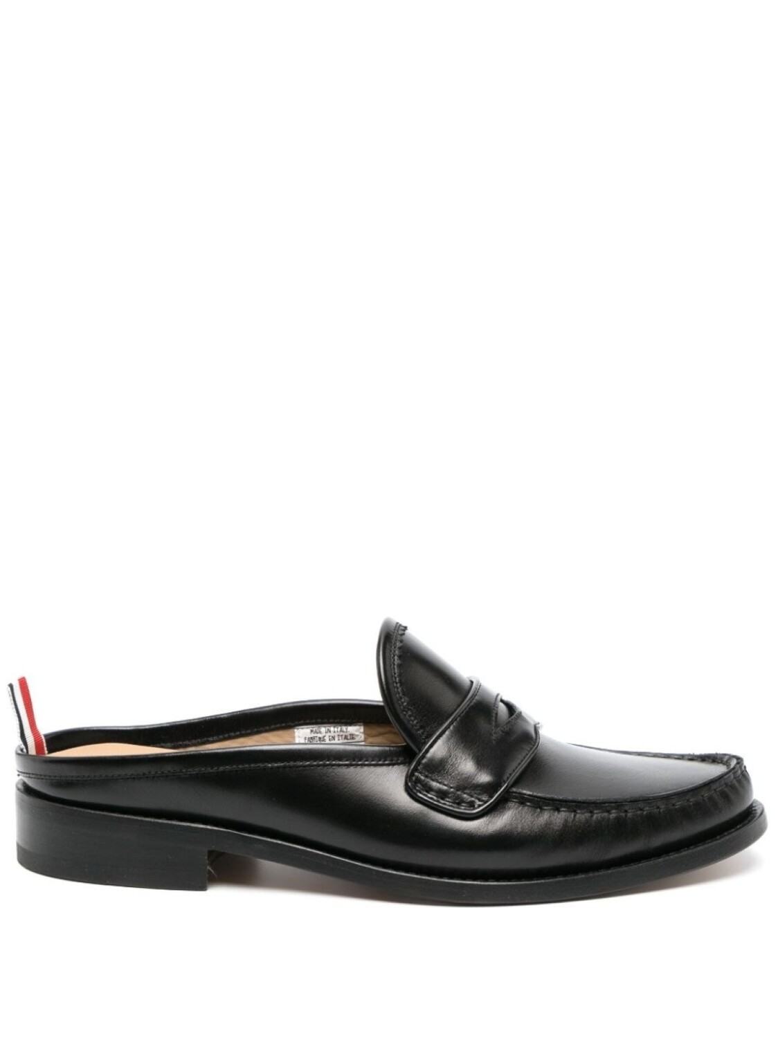 

Thom Browne пенни-лоферы с открытой пяткой, черный