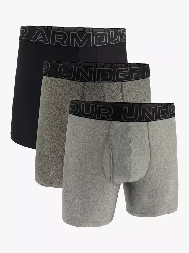 

Боксеры Under Armour Tech 6" 3 шт, цвет black/grey/charcoal