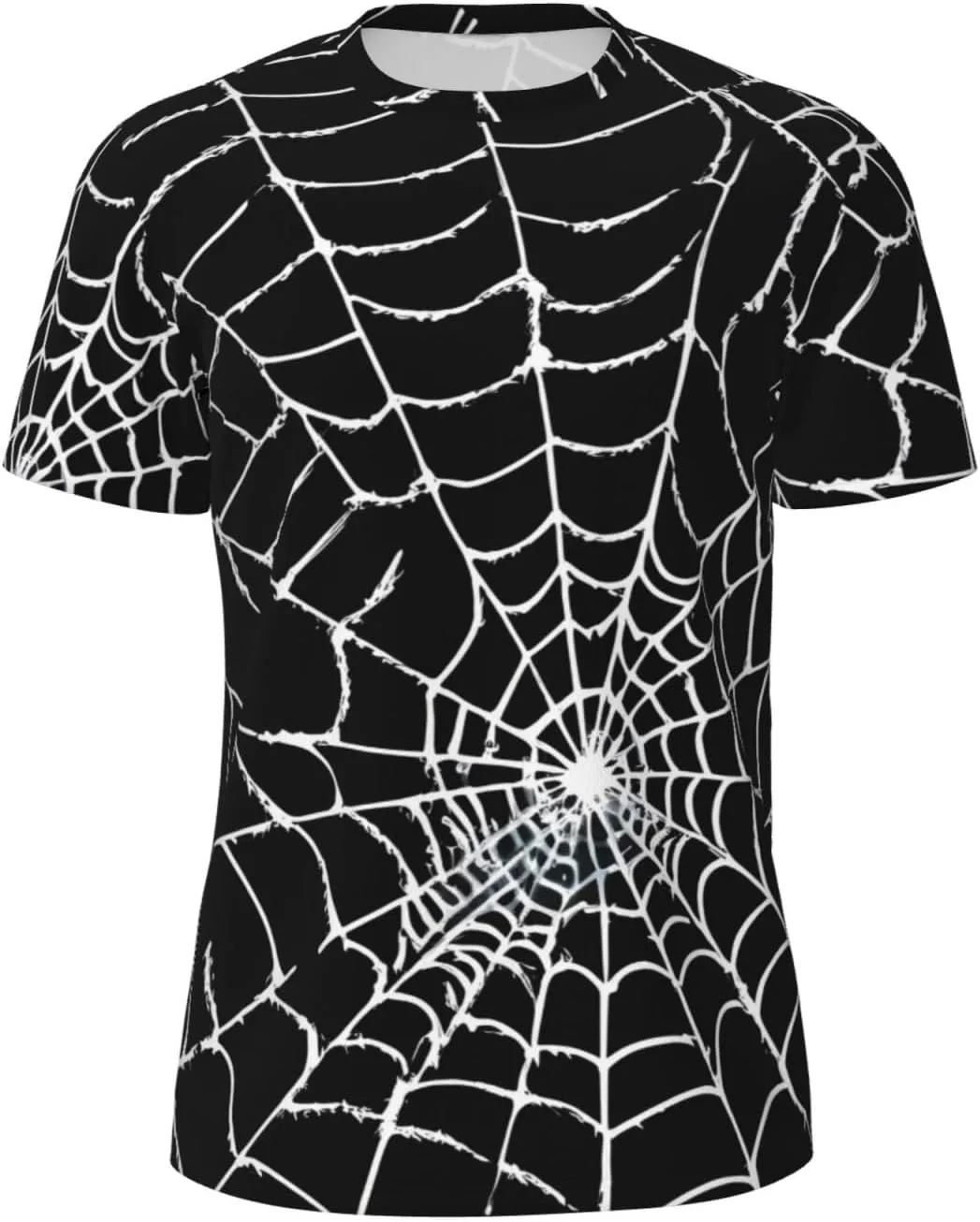 

Футболка мужская летняя с принтом паутины, легкая и дышащая SDFHU