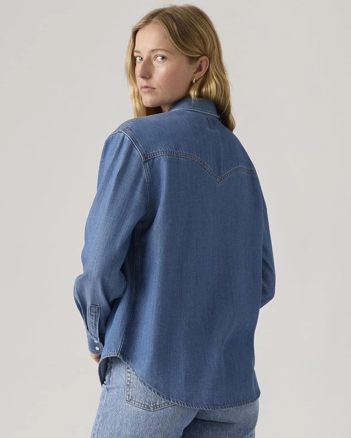 Джинсовая рубашка, western, Teodora, Levi's, разноцветная — фото 2