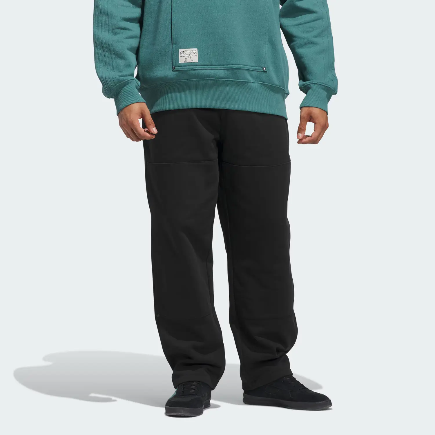 Штаны для скейтбординга Shmoofoil FW25 HEAVYWEIGHT мужские Adidas Originals, черный — фото 4