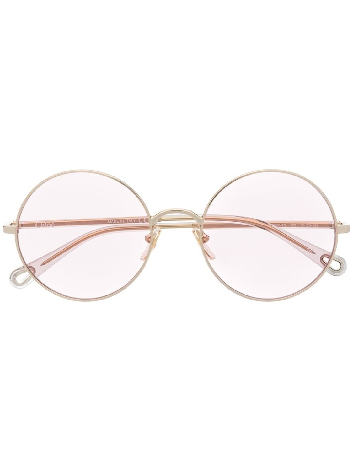 

Chloé Eyewear солнцезащитные очки со съемными линзами, золотой