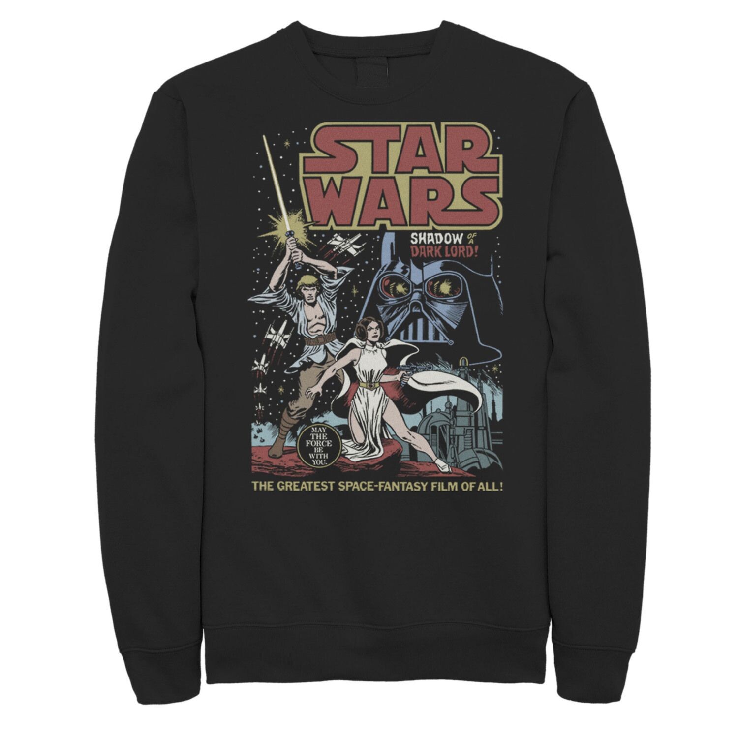 

Мужской свитшот с плакатом Star Wars Shadow Of A Dark Lord Licensed Character