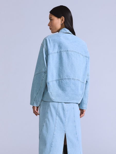 Куртка-тракер BLUETAB с подкладкой и швами Levi's, Medium Indigo - Flat Finish — фото 2