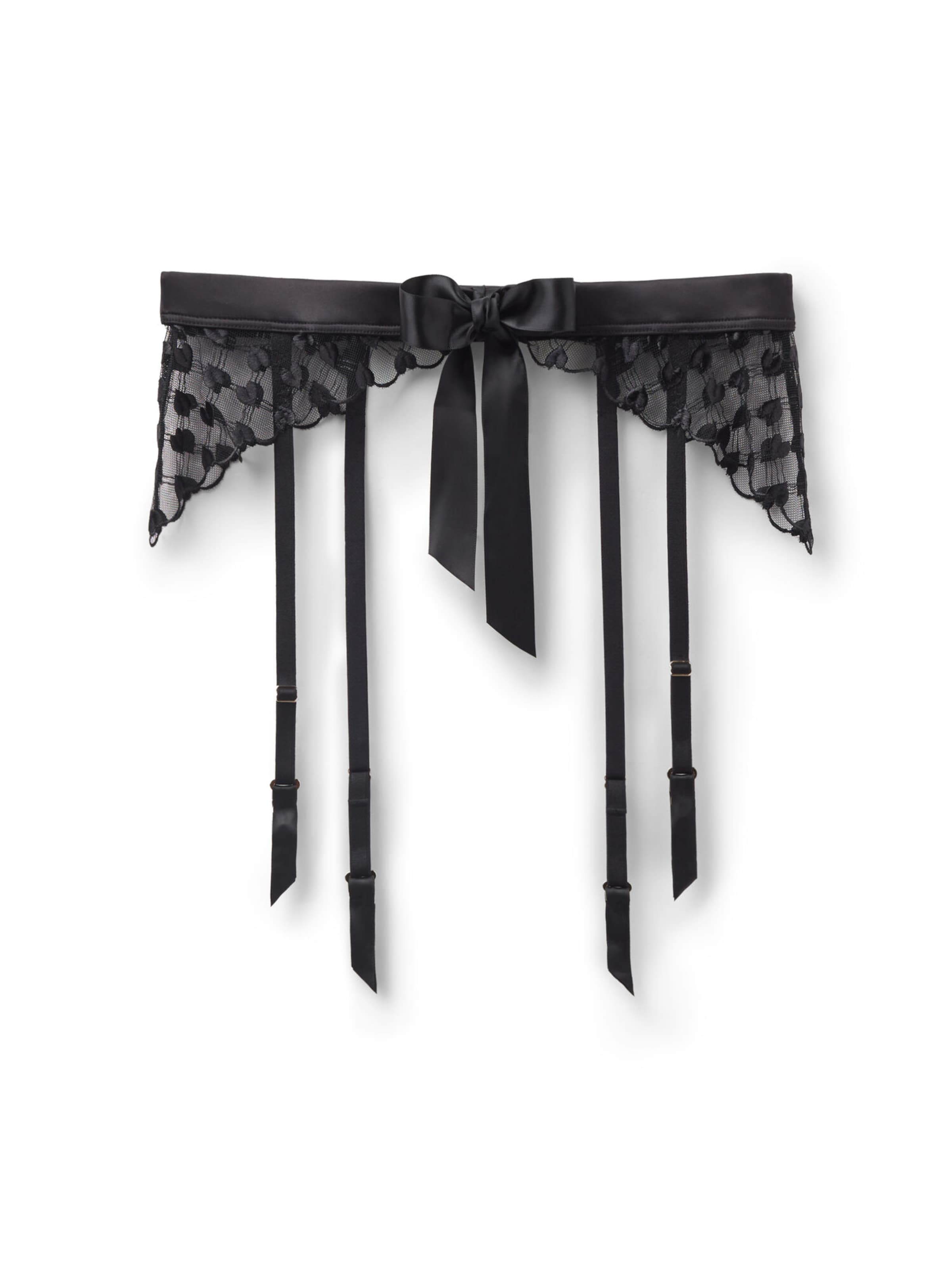 

INTIMISSIMI Чулки с подвязками 'The Love Club Valentine' в черном цвете