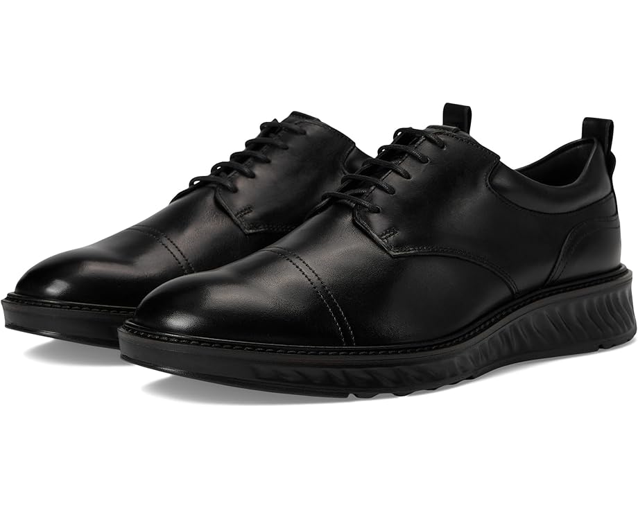 

Оксфорды ECCO ST.1 Hybrid Cap Toe Oxford, цвет Black/Black Outsole