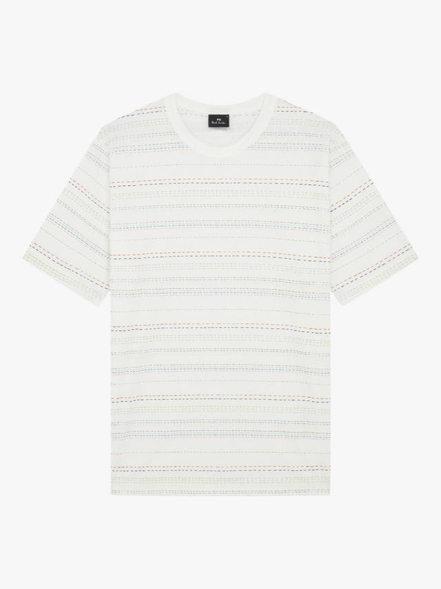 

Футболка PS Cotton Regular Fit с коротким рукавом в полоску Paul Smith, White