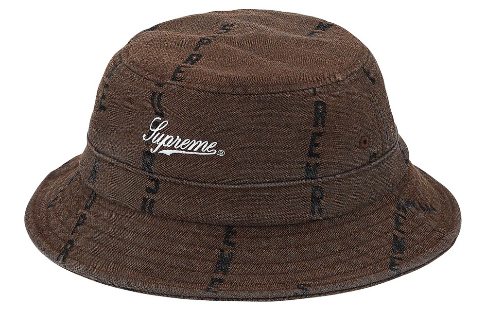 

Supreme Полосатый жаккардовый джинсовый кардиган, Dark Brown