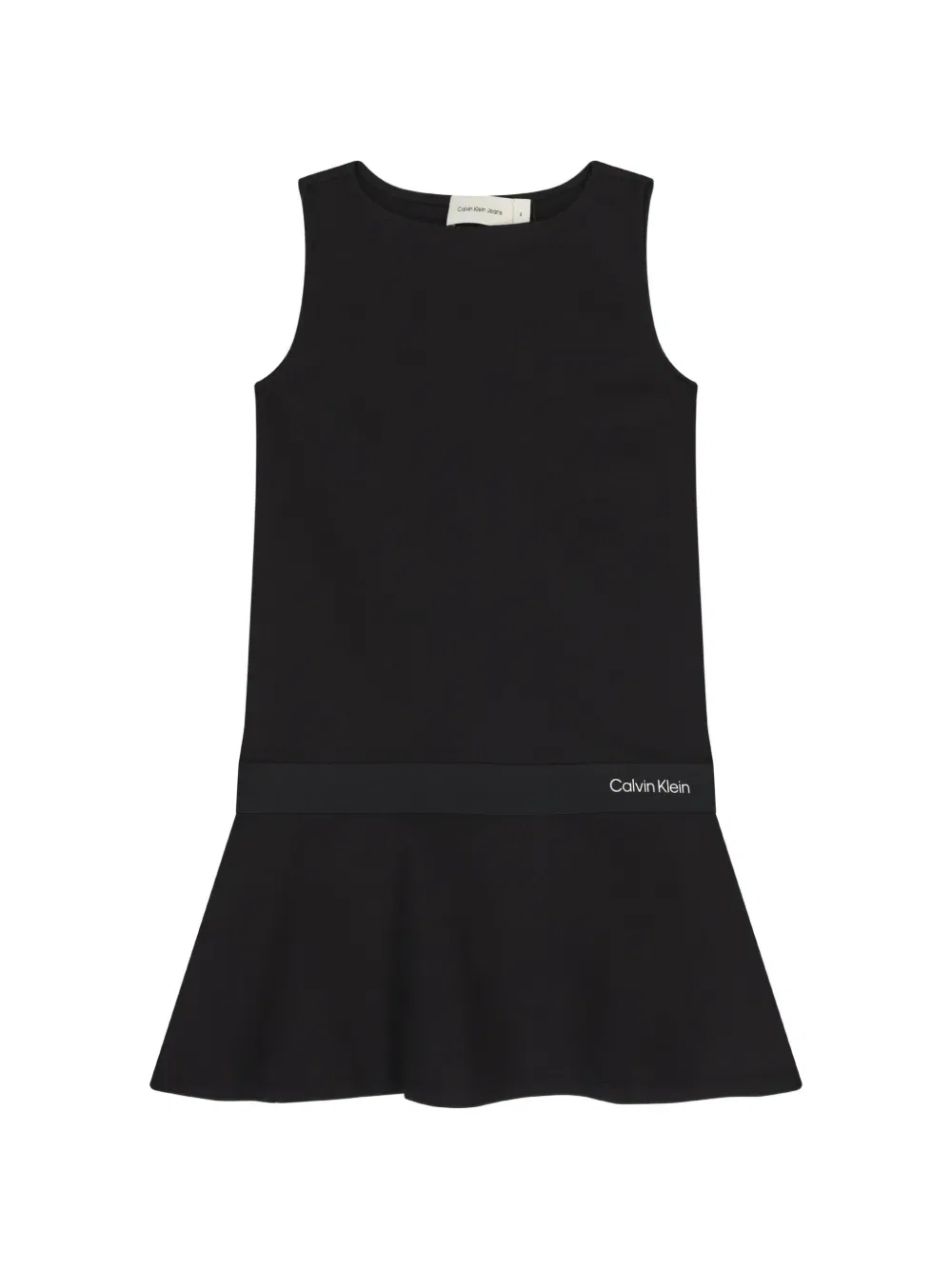 Платье с логотипом Calvin Klein Kids, черный