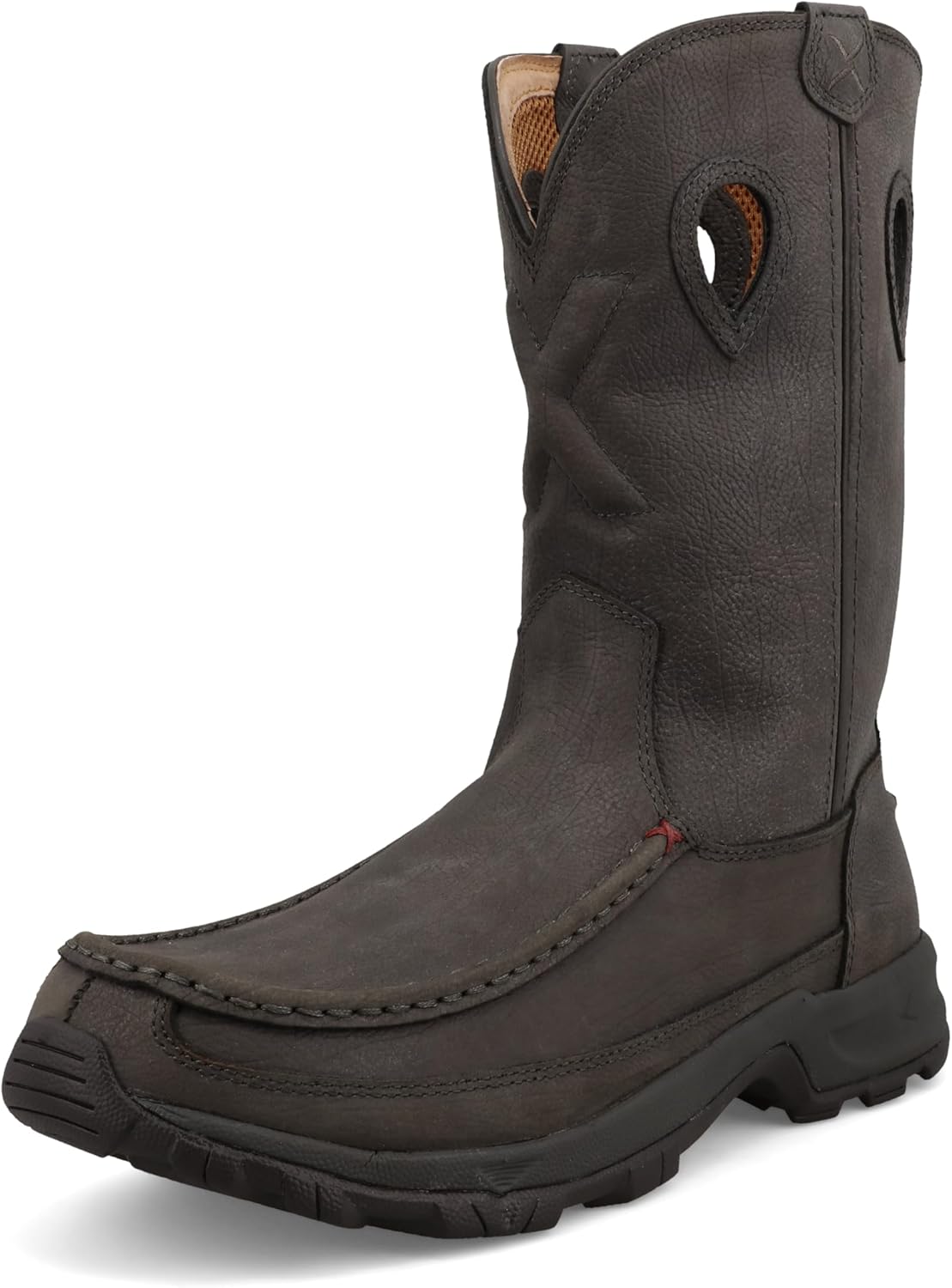 

Ботинки Twisted X Men's 11 Pull On Hiker, с мысом Мокасин, серый/стальной