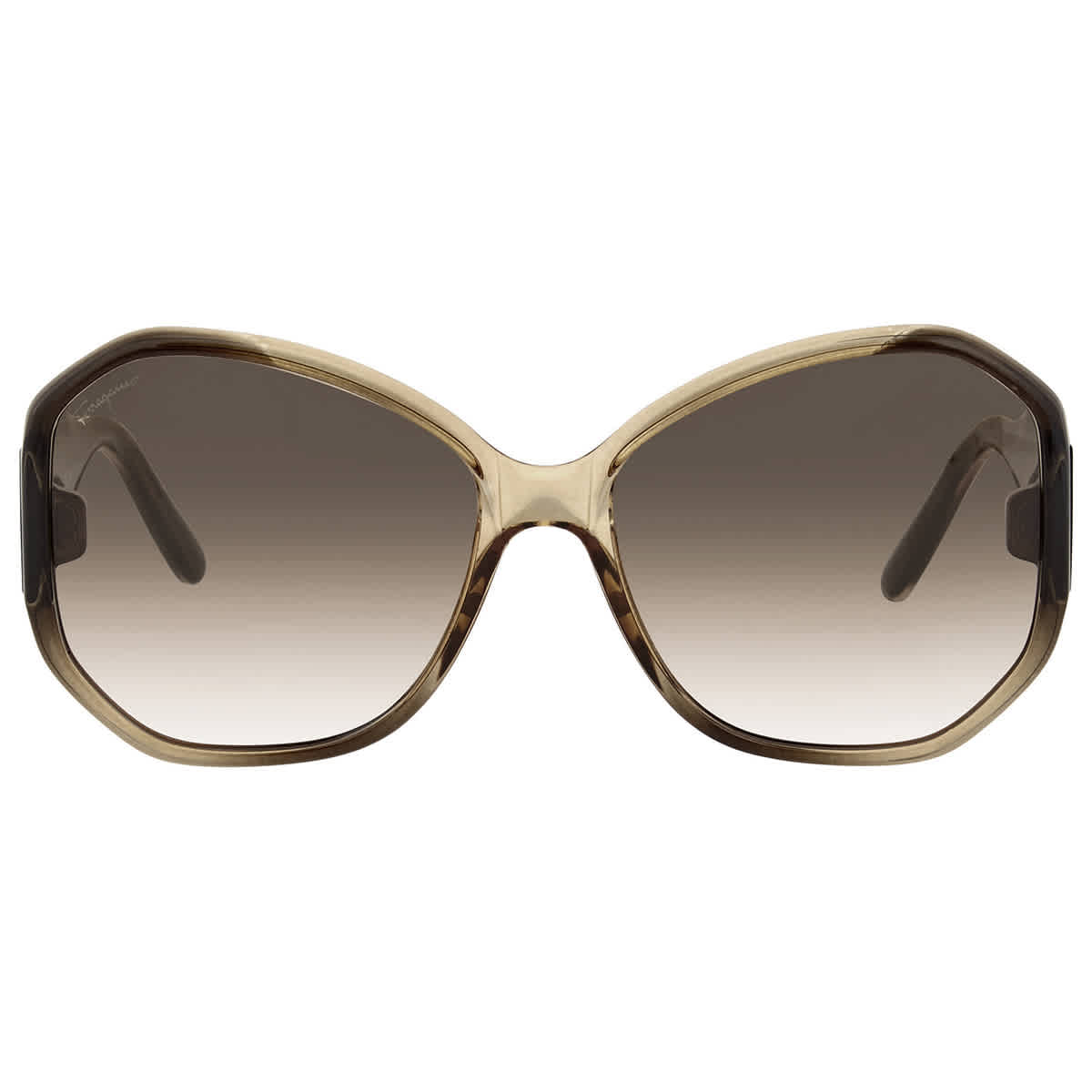 

Женские солнцезащитные очки Salvatore Ferragamo "Коричневая бабочка" SF942S 326 61