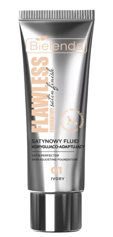 

Bielenda Flawless, корректирующе-адаптирующий флюид Satin, 01 Ivory, 30 г