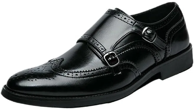 Лоферы мужские кожаные на резиновой подошве, Black UOPYNE