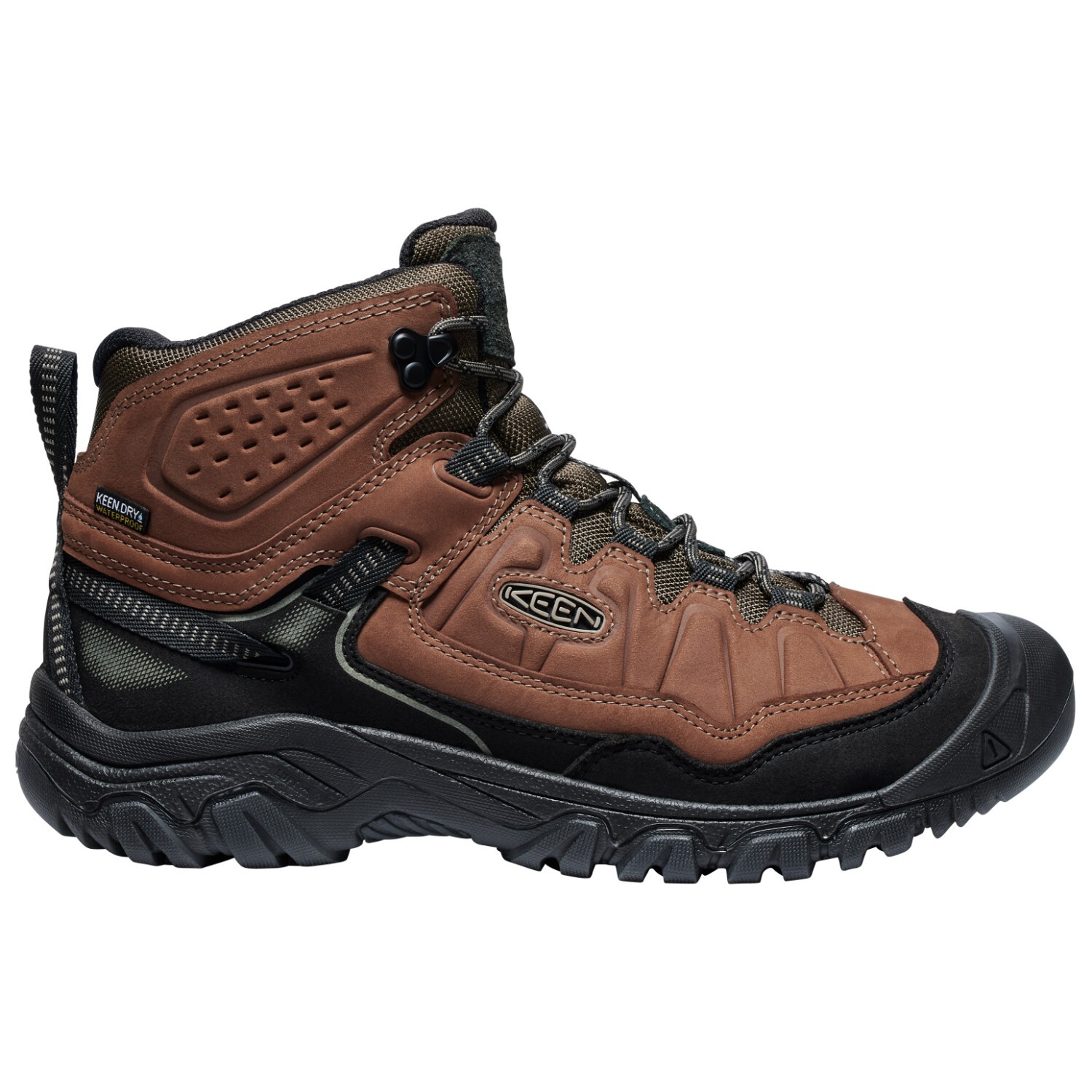 

Ботинки для прогулки Keen Targhee IV Mid WP, цвет Bison/Black