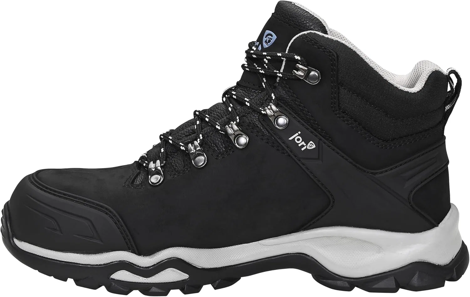 Защитная обувь ELTEN Jori jo_Powerful Black Mid S3S, женская и мужская, кожа, стальной защитный носок, легкая, классическая — фото 3