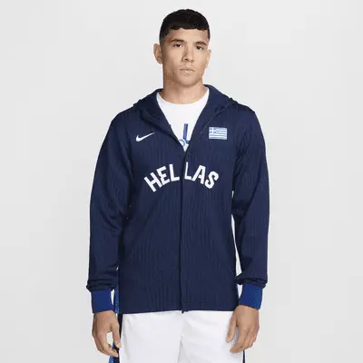 

Куртка Nike Greece, цвет Obsidian/Light Photo Blue/White